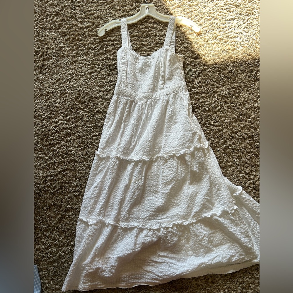 Charming White Midi Dress